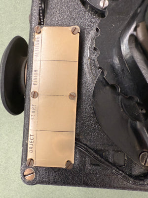 RAF MILITARY BUBBLE SEXTANT AVIATION MK.IX.A REF. No. 6B/218 BRIT. PATS