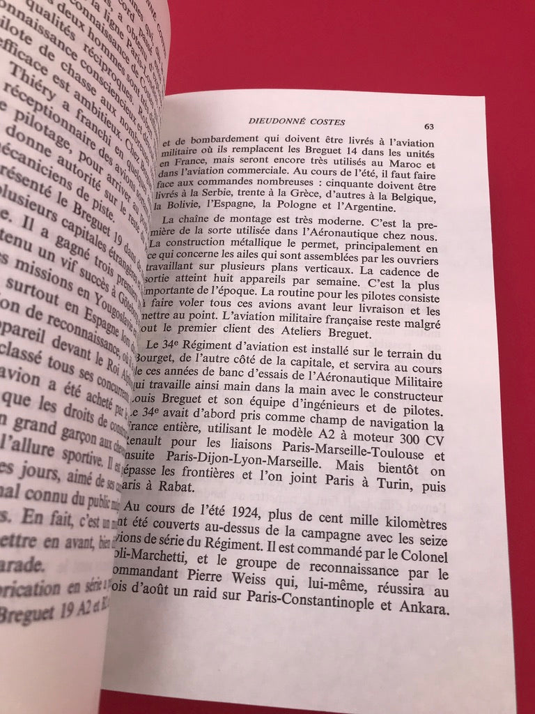 DIEUDONNE COSTES, LA VIE GLORIEUSE ET TROUBLEE DU GEANT DE L'AIR