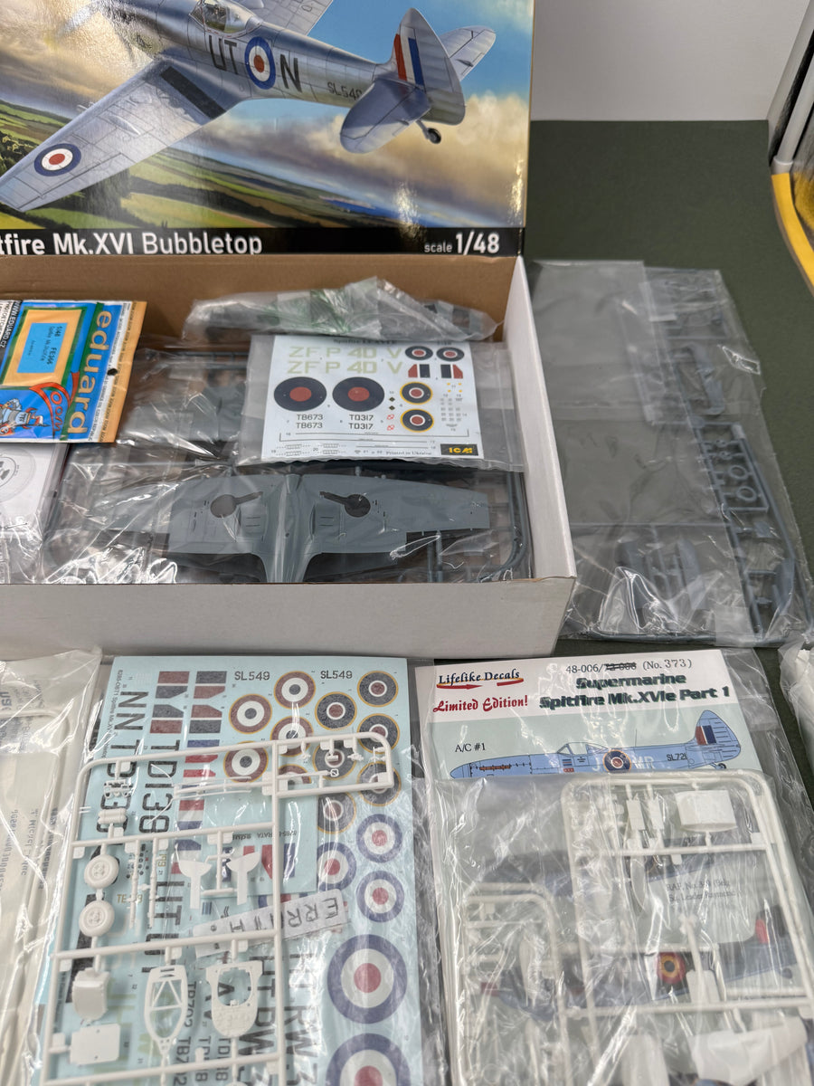 MAQUETTE À MONTER - Spitfire Mk.XVI Bubbletop ProfiPack Eduard | No. 8285 | 1:48