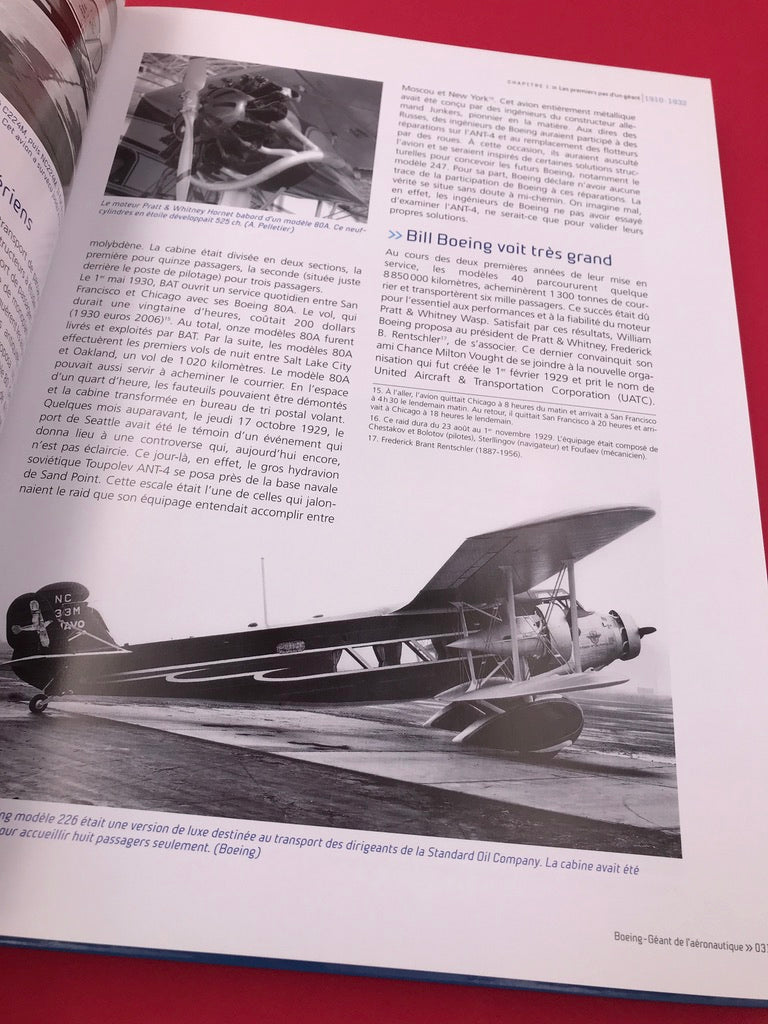 BOEING géant de l'aéronautique de 1916 à nos jours — excellent état, comme neuf —