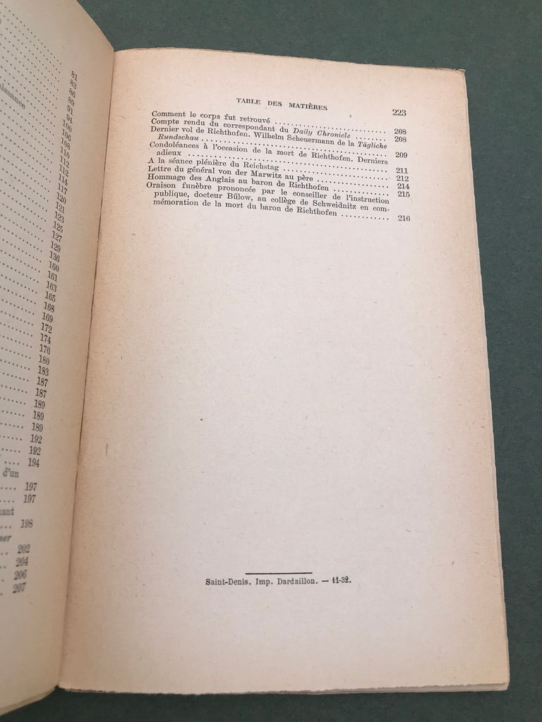 LE CORSAIRE ROUGE 1914-1918