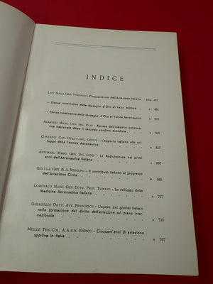 RIVISTA AERONAUTICA — I primi cinquant'anni dell'Aviazione italiana — NUMERO SPECIALE —