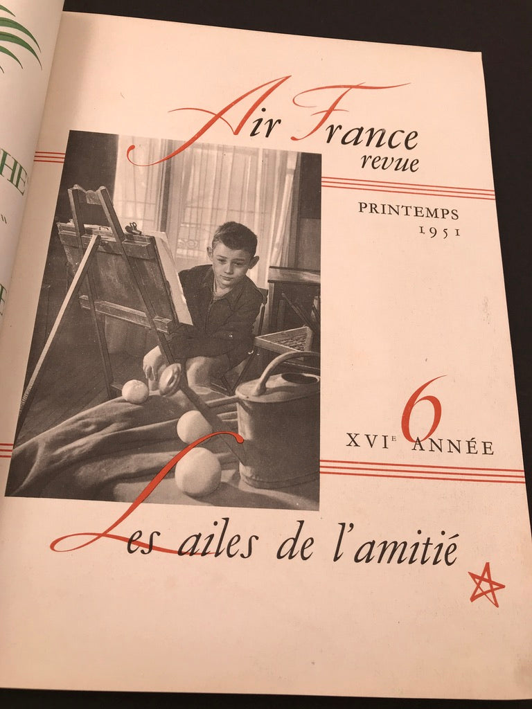 AIR FRANCE REVUE — XVIème année - Printemps 1951 —