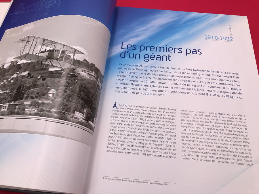 BOEING géant de l'aéronautique de 1916 à nos jours — excellent état, comme neuf —