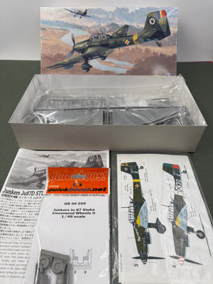 MAQUETTE À MONTER - Junkers Ju 87D Stuka `Rumanian Air Force´ Hasegawa | No. 09704 | 1:48
