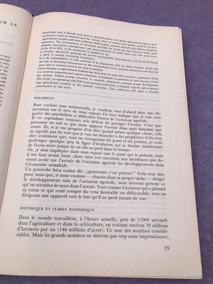 Deuxième Congrès International de L'Aviation Agricole — 19-22 septembre 1962 —
