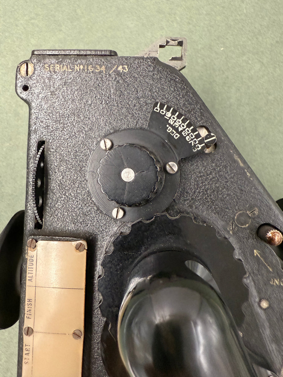 RAF MILITARY BUBBLE SEXTANT AVIATION MK.IX.A REF. No. 6B/218 BRIT. PATS