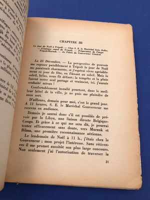 LA PREMIÈRE LIAISON AÉRIENNE BELGIQUE-CONGO PAR LA LIBYE