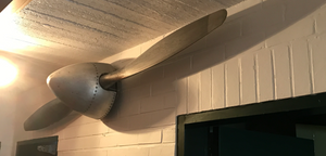 Hélice bipale à pas variable – Aluminium / Acier – vers 1945–1960