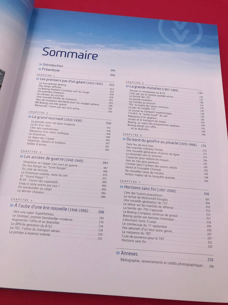 BOEING géant de l'aéronautique de 1916 à nos jours — excellent état, comme neuf —
