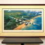 DOOLITTLE'S D-DAY — Robert Taylor — Signed Limited Edition 241/500 — Lithograph — Framed