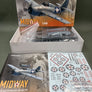 MAQUETTE À MONTER - Midway Dual Combo (F4F-3, F4F-4) Eduard | N° 11166 | 1:48 **LIKE NEW INSIDE UNOPENED**