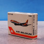 DIE-CAST MODEL — 🇧🇪 Air Belgium — Boeing 737-400 — Schabak — 1:600 — WITH ORIGINAL BOX —