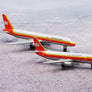 DIE-CAST MODEL — 🇧🇪 Air Belgium — Boeing 757-200 & Boeing 737-400 — Schabak — 1:600 — WITH ORIGINAL BOX —