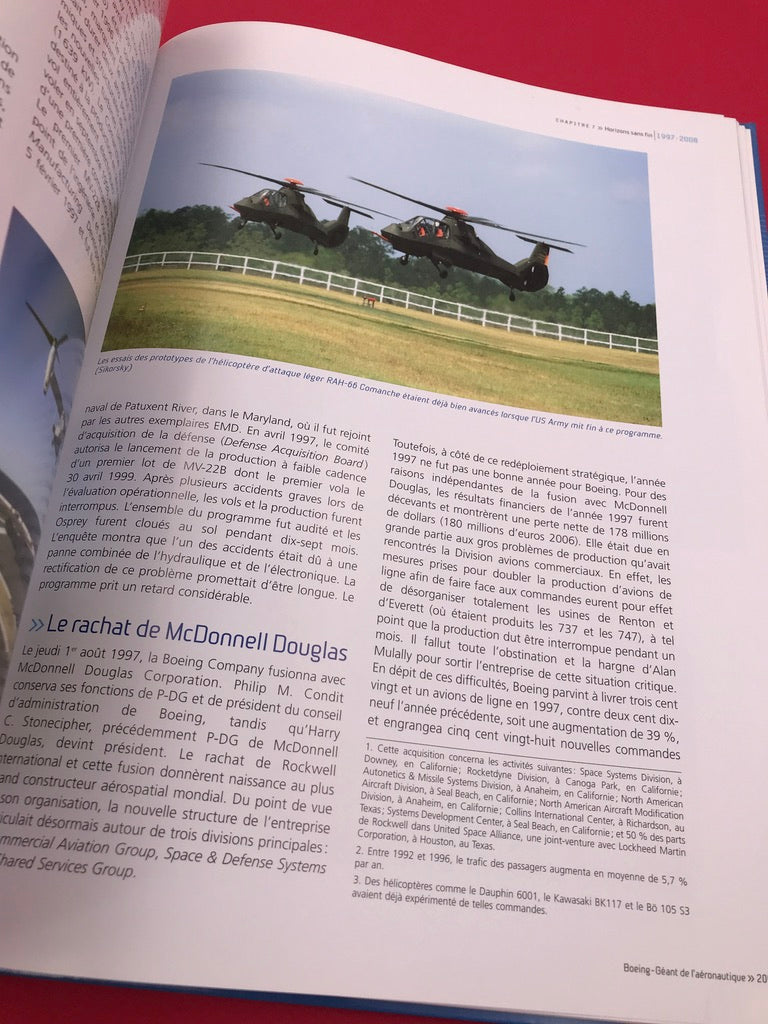 BOEING géant de l'aéronautique de 1916 à nos jours — excellent état, comme neuf —
