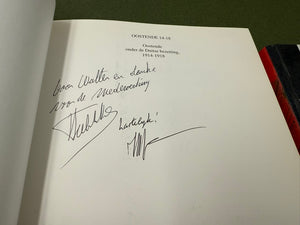 OOSTENDE 14-18 — DEEL 1 en 2 — *** TOEGEWIJDE BOEKEN *** SIGNED BOOKS ***