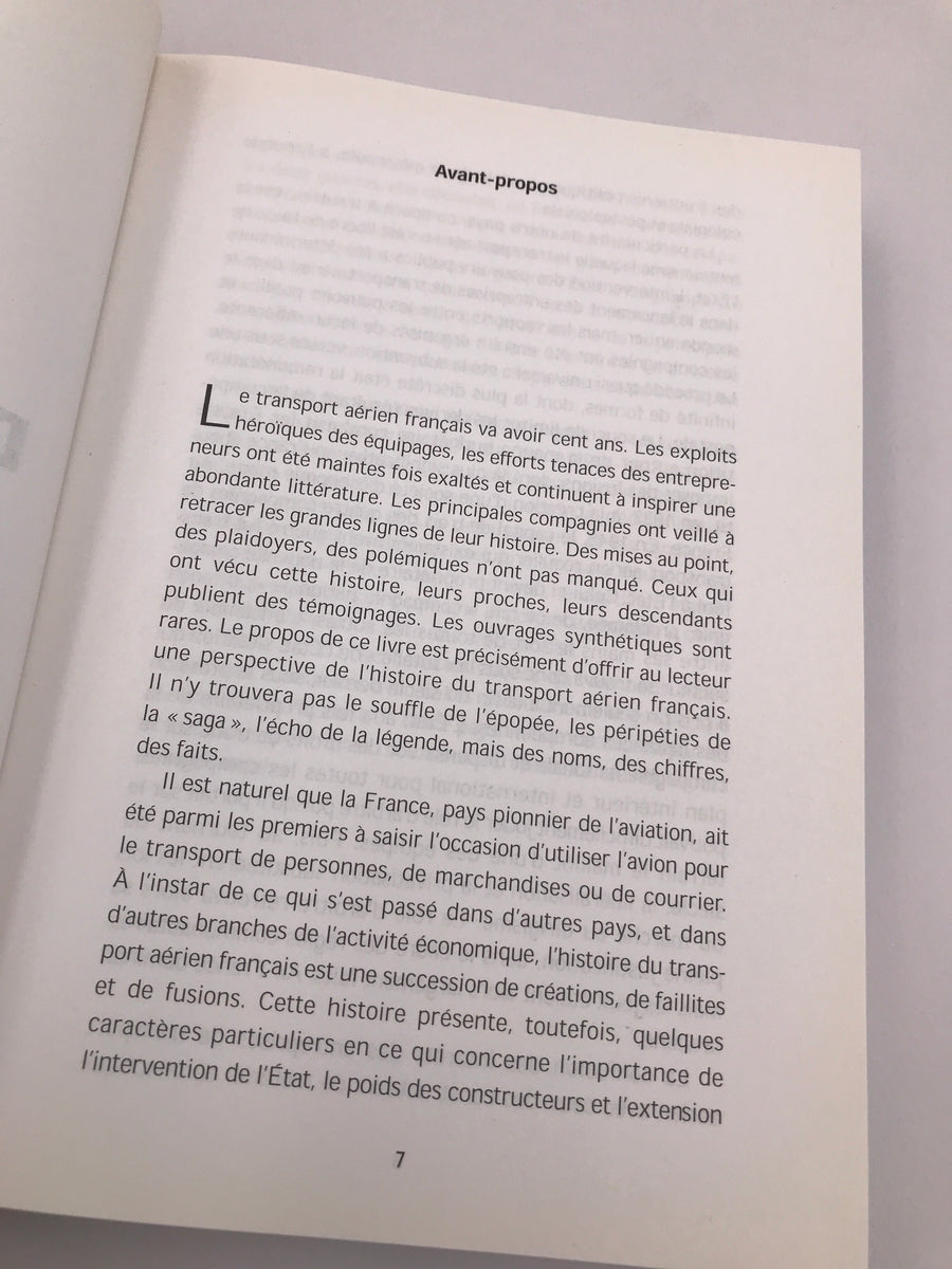 HISTOIRE DU TRANSPORT AÉRIEN FRANÇAIS