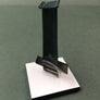 AUTHENTIC JET ENGINE TURBINE BLADE — DESK DISPLAY MODEL — TITANIUM & COBALT SUPERALLOY — CIRCA 1990–2010