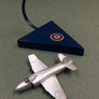 VINTAGE SUPERMARINE ATTACKER JET FIGHTER MODEL — DESK DISPLAY SIZE — LEAD / WHITE METAL — CIRCA 1950–1960