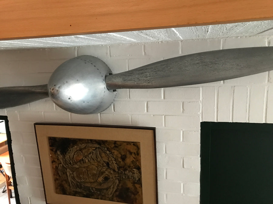 Hélice bipale à pas variable – Aluminium / Acier – vers 1945–1960