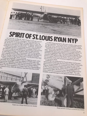 CUT & ASSEMBLE LINDBERGH'S "SPIRIT OF ST. LOUIS"