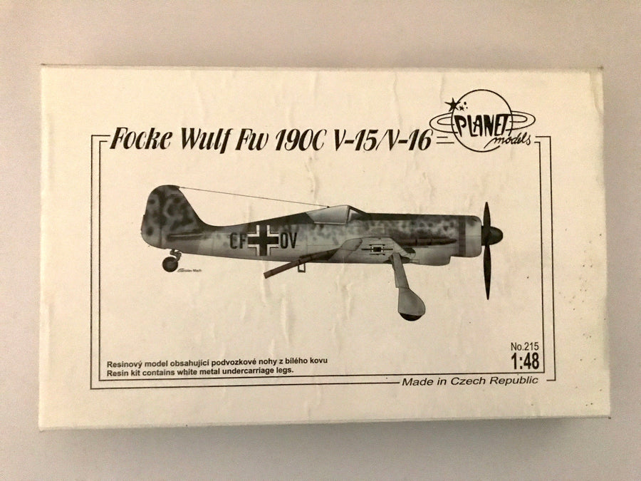 Maquette à monter – Focke Wulf Fw 190C V-15N-16 PLANET models 1/48E