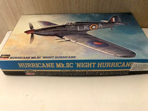 Maquette à monter - HURRICANE Mk.IIC 'NIGHT HURRICANE' Hasegawa 1/48e