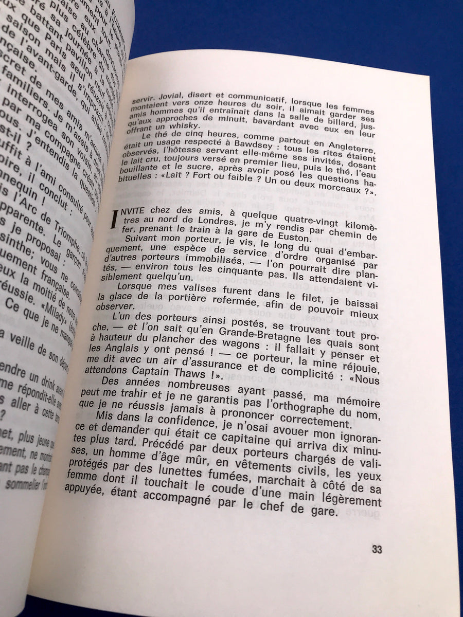 LONDRES ET PARIS EN CONTREPOINT (exemplaire numéroté: 222/500) PARFAIT ÉTAT