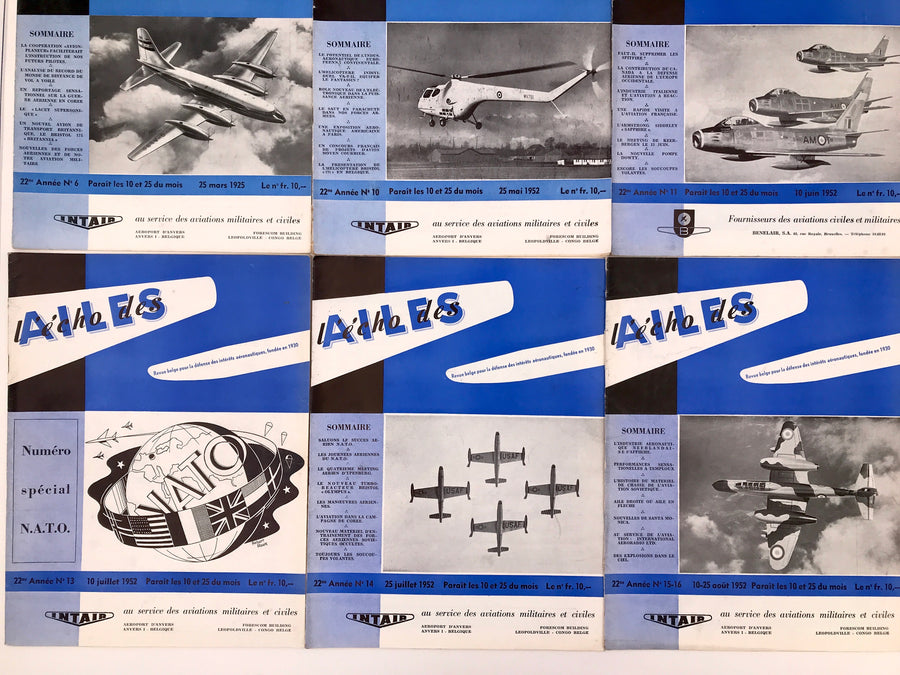 « l'écho des AILES » Revue belge pour la défense des intérêts aéronautiques, fondée en 1930