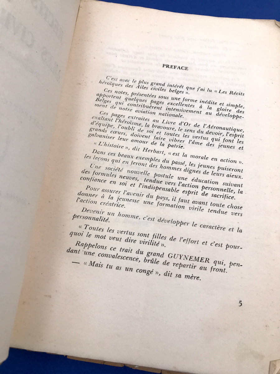 AILES CIVILES BELGES RÉCITS HÉROÏQUES (dédicacé)