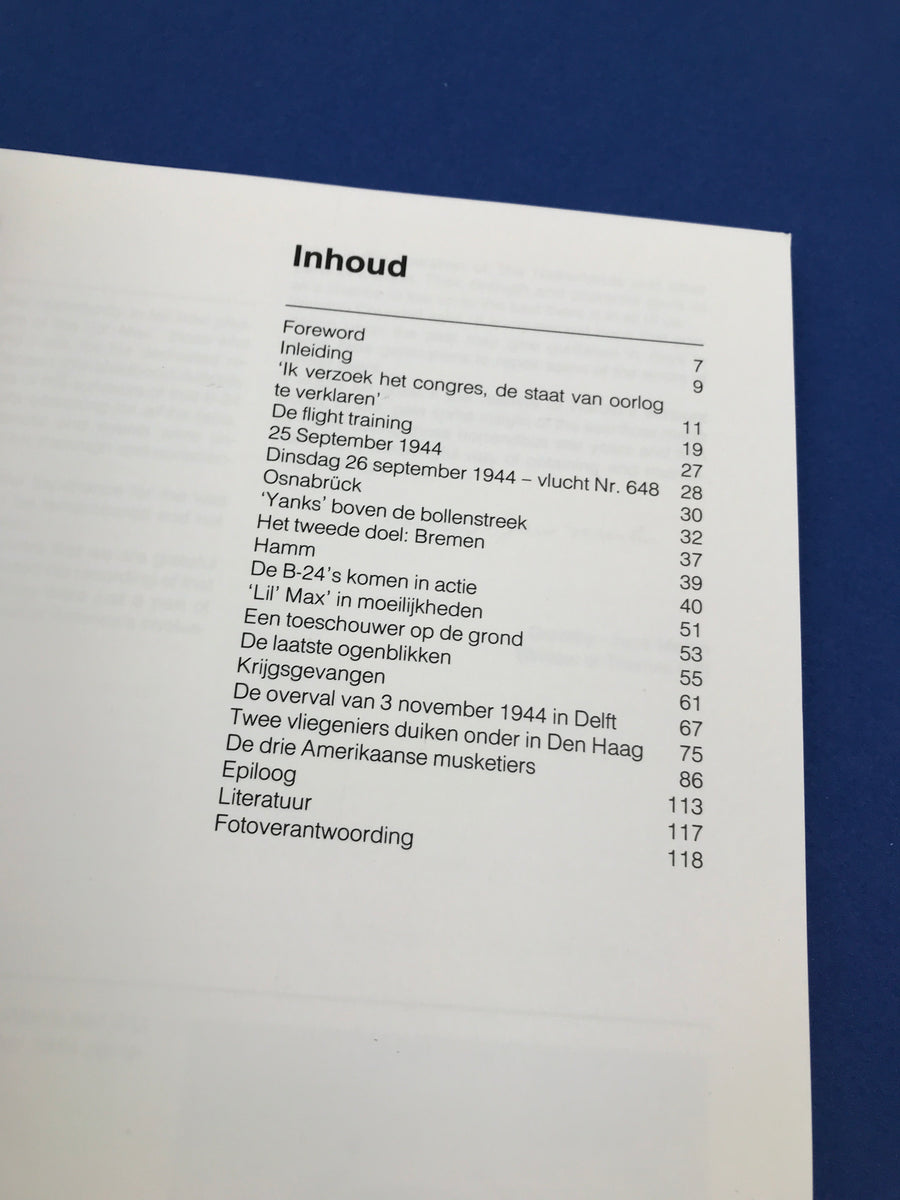 VLUCHT 648 - Het relaas van een op 26 september 1944 boven het Westland neergeschoten Amerikaanse bommenwerper met haar elkoppige bemanning.