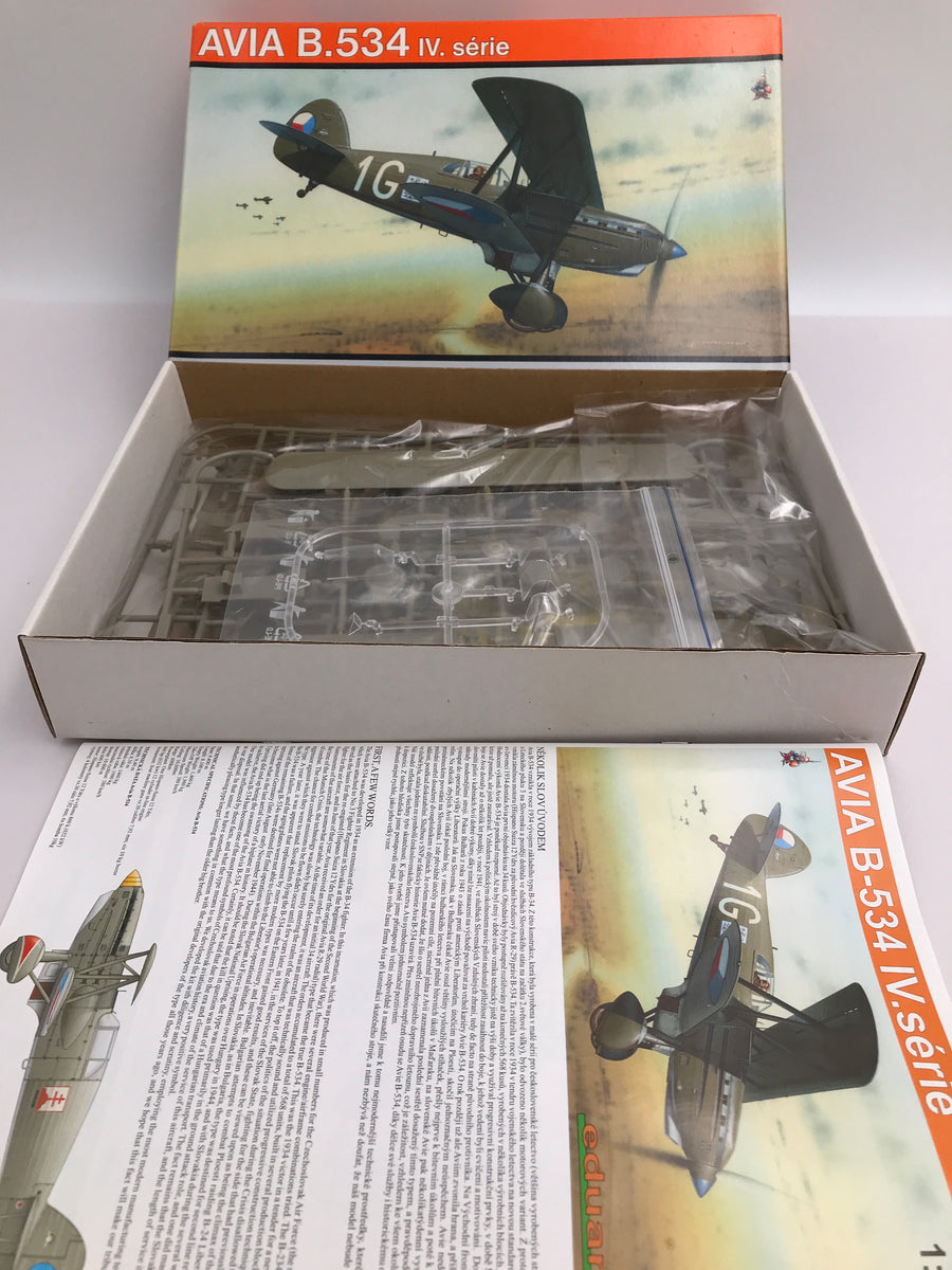 Maquette à monter - AVIA B.534 IV.série eduard 1/48e **COMME NEUF - INTÉRIEUR NON OUVERT**