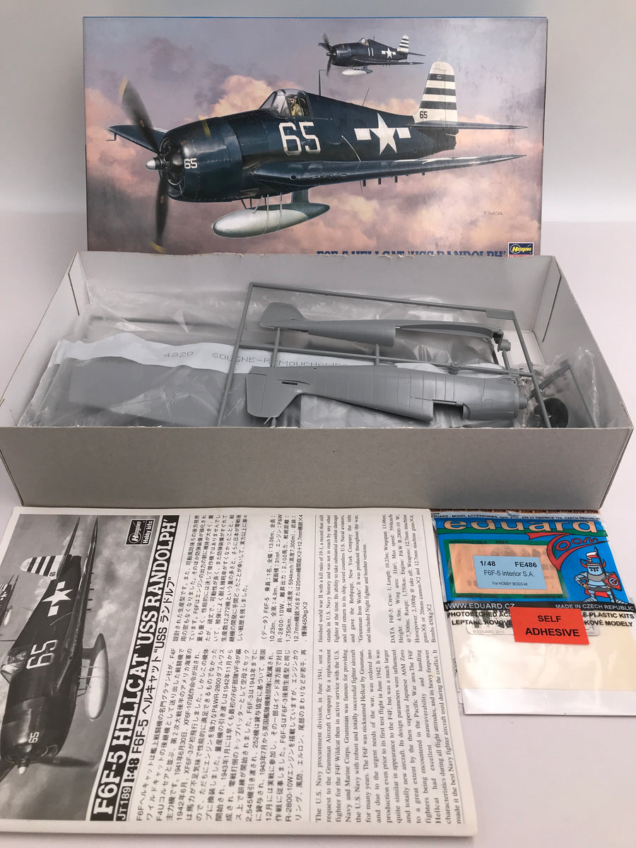 Maquette à monter – F6F-5 HELLCAT ‘USS RANDOLPH’ – Hasegawa Hobby kits 1/48