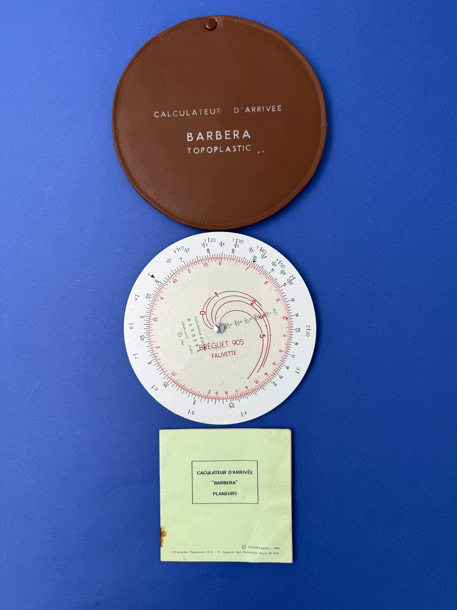CALCULATEUR D'ARRIVÉE PLANEURS 'BARBERA' TOPOPLASTIC "BRÉGUET 905 FAUVETTE"