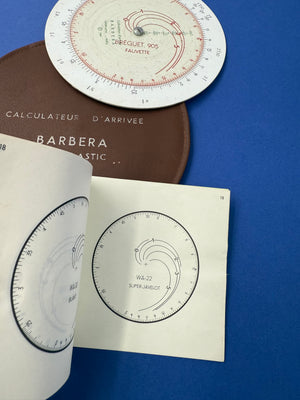 CALCULATEUR D'ARRIVÉE PLANEURS 'BARBERA' TOPOPLASTIC "BRÉGUET 905 FAUVETTE"