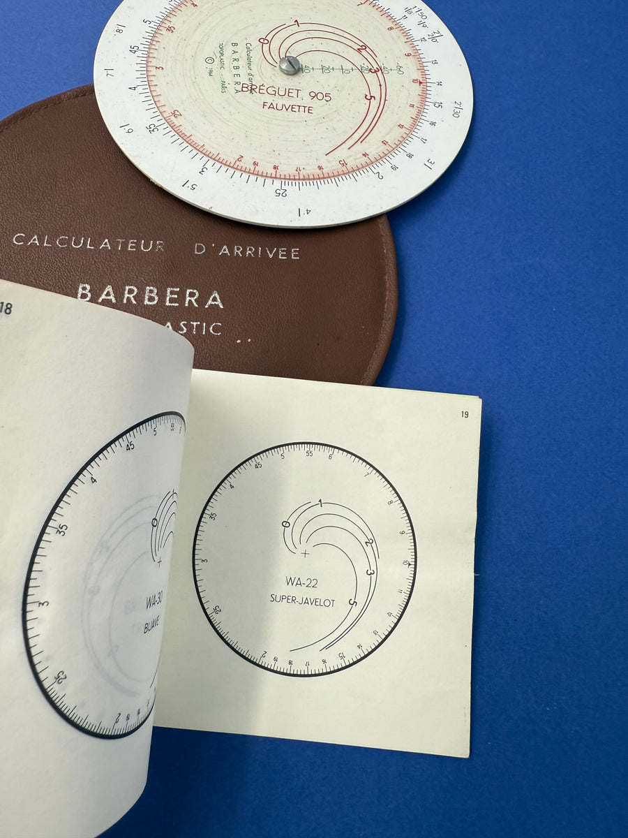 CALCULATEUR D'ARRIVÉE PLANEURS 'BARBERA' TOPOPLASTIC "BRÉGUET 905 FAUVETTE"