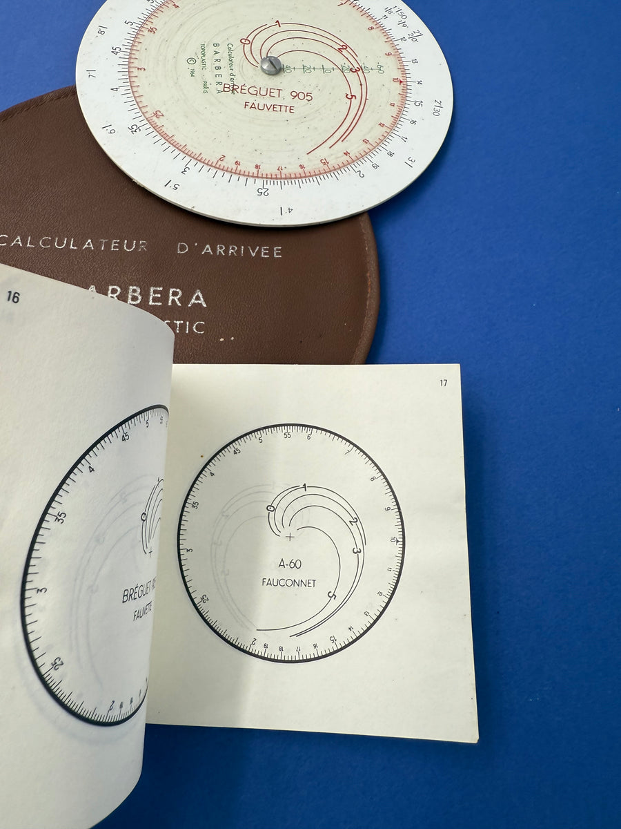 CALCULATEUR D'ARRIVÉE PLANEURS 'BARBERA' TOPOPLASTIC "BRÉGUET 905 FAUVETTE"