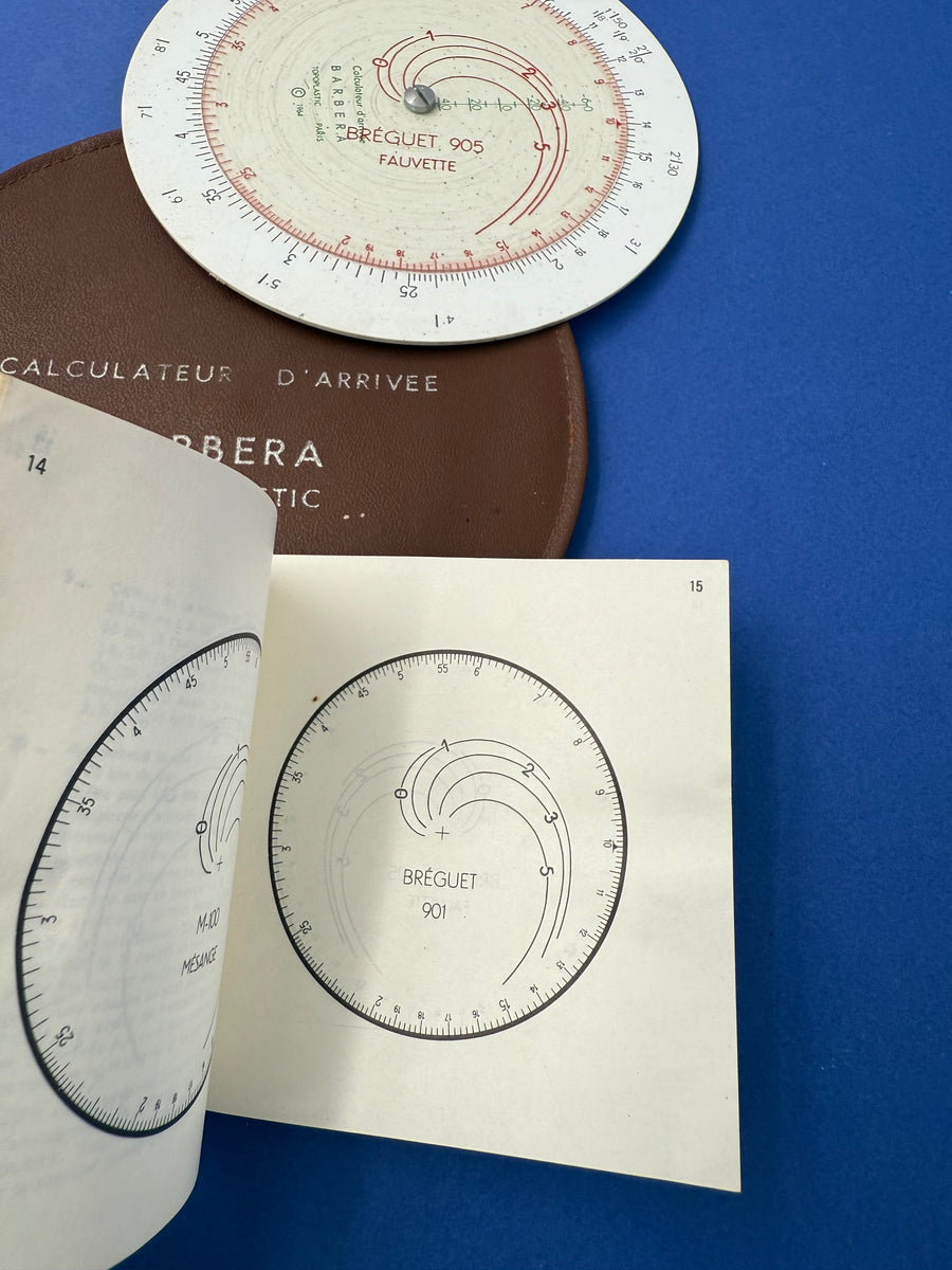 CALCULATEUR D'ARRIVÉE PLANEURS 'BARBERA' TOPOPLASTIC "BRÉGUET 905 FAUVETTE"
