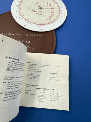 CALCULATEUR D'ARRIVÉE PLANEURS 'BARBERA' TOPOPLASTIC "BRÉGUET 905 FAUVETTE"