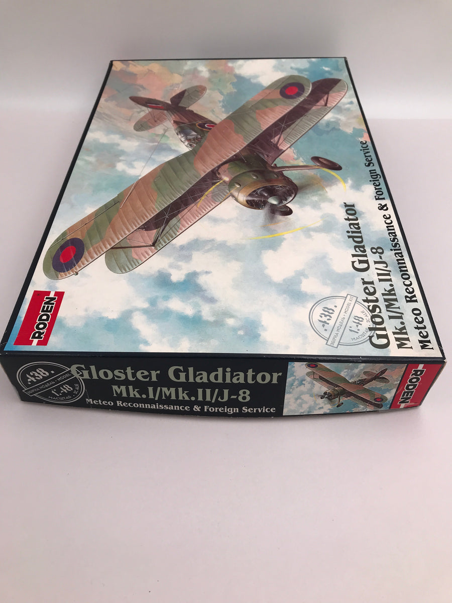 Maquette à monter – Gloster Gladiator Mk.I/Mk.II/J-8 Meteo Reconnaissance & Foreign Service – RODEN 1/48