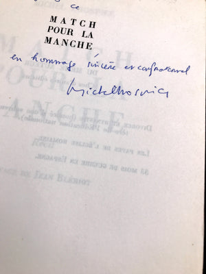 MATCH POUR LA MANCHE – L’EXTRAORDINAIRE AVENTURE DE BLERIOT (dédicacé)