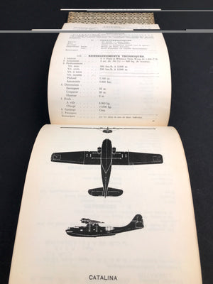 MANUEL pour les CADRES DE RÉSERVE/HANDBOEK voor RESERVE KADER - Carnet de Silhouettes d’avions/Boekje met Vliegtuigensilhouetten