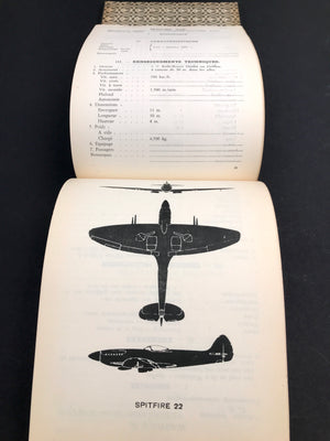 MANUEL pour les CADRES DE RÉSERVE/HANDBOEK voor RESERVE KADER - Carnet de Silhouettes d’avions/Boekje met Vliegtuigensilhouetten