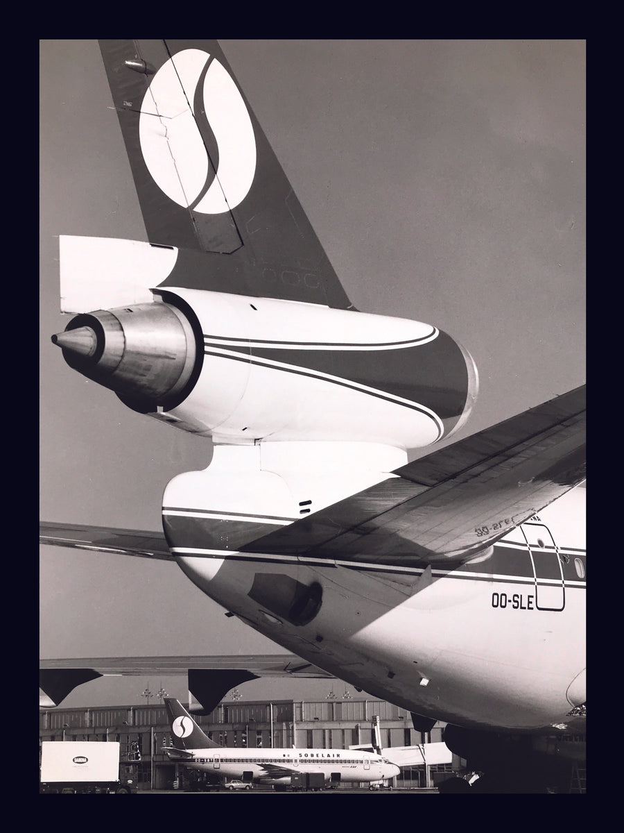 [PHOTO GRAND FORMAT SABENA] OO-SLE DC 10-30 CF (& SOBELAIR BOEING 737-300)