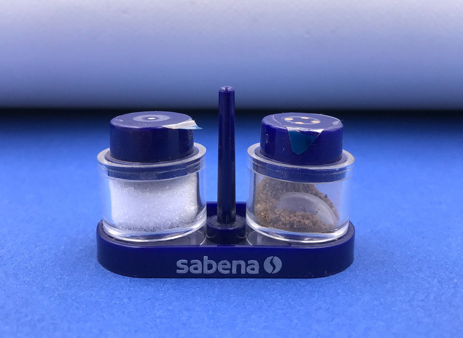 Sabena Airlines' salt and pepper shaker set (LIKE NEW)