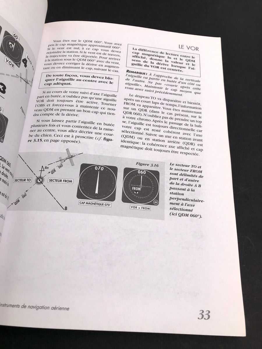 INSTRUMENTS DE NAVIGATION AÉRIENNE — description et fonctionnement ( troisième édition augmentée )