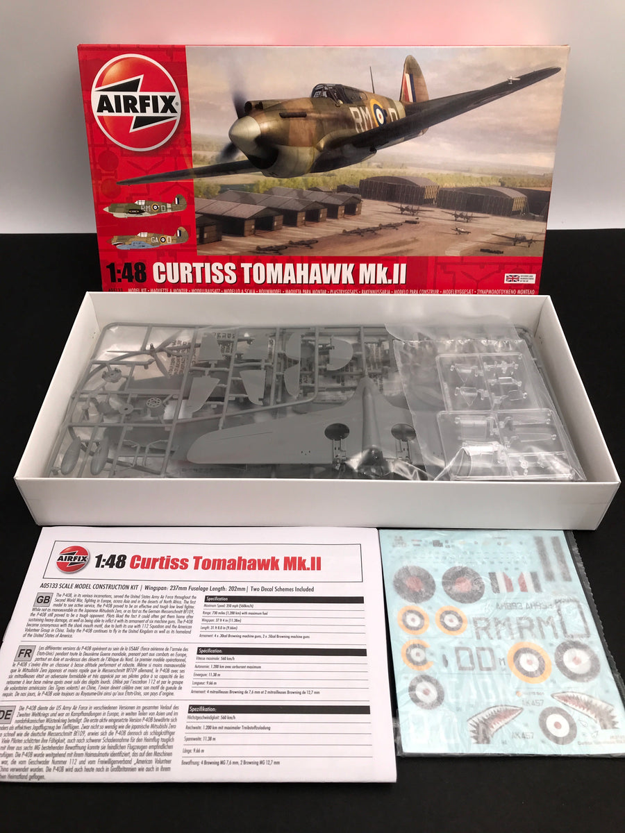 Maquette à monter – CURTISS TOMAHAWK Mk.II – AIRFIX 1/48