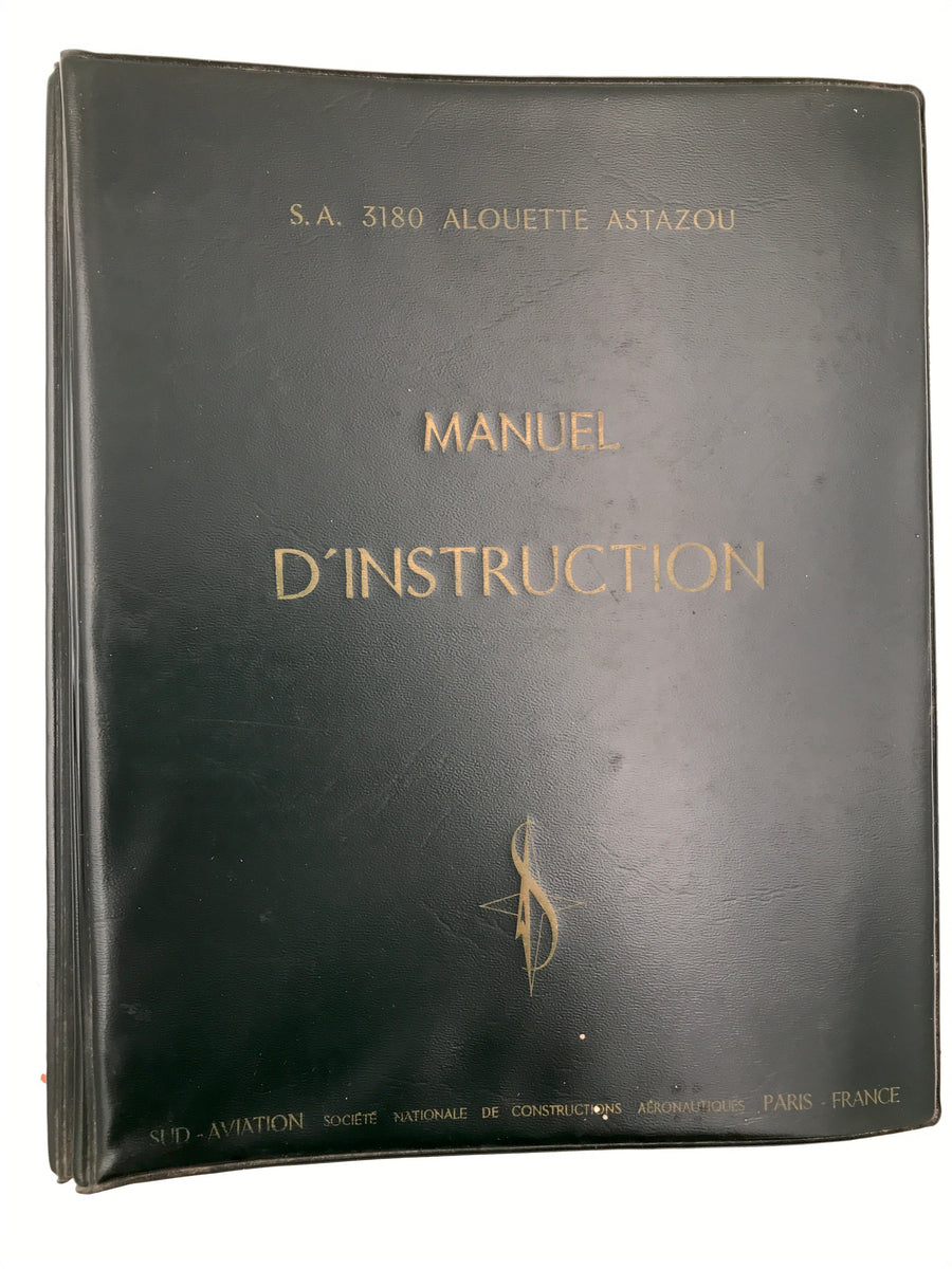 S. A. 3180 ALOUETTE ASTAZOU (MANUEL D'INSTRUCTION)