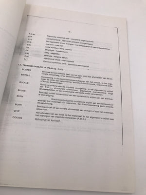 NAZICHT PROCEDURES -  REACTIEMOTOREN (BELGIAN TRAINING SCHOOL - ROYAL AIR FORCE)