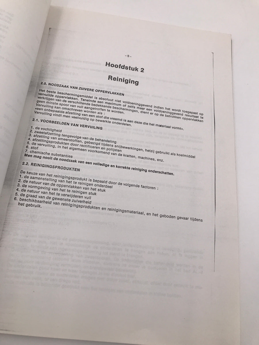NAZICHT PROCEDURES -  REACTIEMOTOREN (BELGIAN TRAINING SCHOOL - ROYAL AIR FORCE)